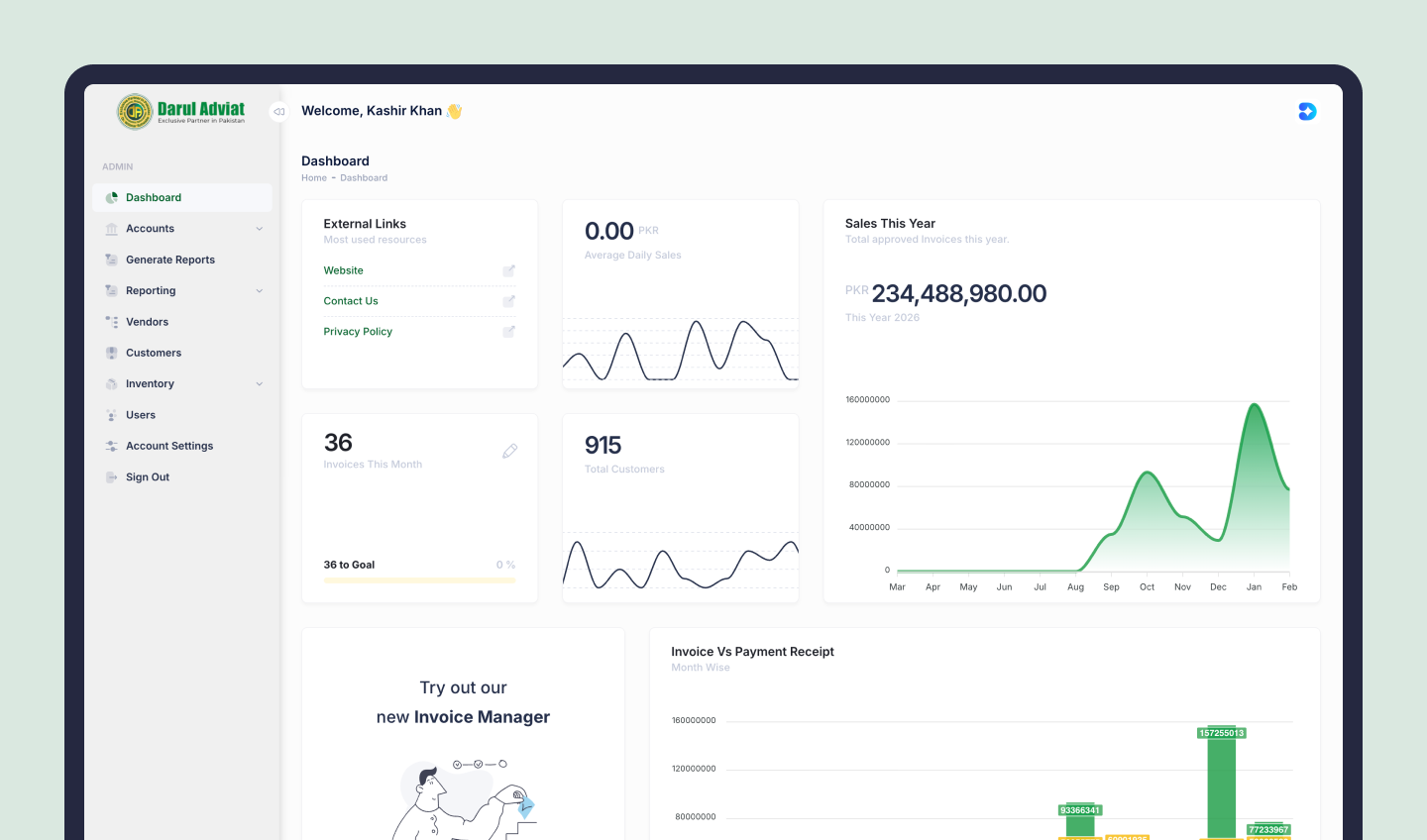 Enterprise FBR Digital Invoicing Software and Business Management System